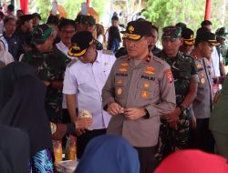 Kapolres Barsel Sambut Dan Hadiri Kunker Wakasad Dalam Rangka Penutupan TMMD 2025