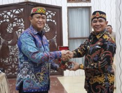 Kapolda Kalteng Gelar Ramah Tamah dan Makan Malam Bersama Kapolres dan Bupati Bartim di Rujab Bupati