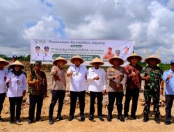 Kapolres Bersama Forkopimda Tanam Jagung, Hidupkan Lahan Wujudkan Ketahanan Pangan