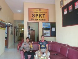 Tingkatkan Penjagaan dan Pelayanan Mako, Pers Polsek Marikit Stand by dan konsolidasi di Mako.