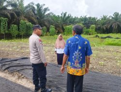 Dukung Program Ketahanan Pangan, Satbinmas Polres Lamandau Silaturahmi ke masyarakat terkait Program Asta Cita Presiden RI