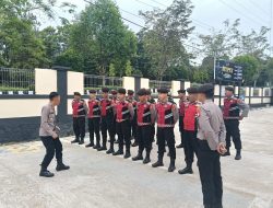 Waka Polres Lamandau Pimpin Sat Samapta Polres Lamandau Latihan Peningkatan Kemampuan Beladiri