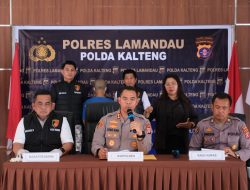Polres Lamandau Gelar Press Release Terkait Kasus Pembunuhan
