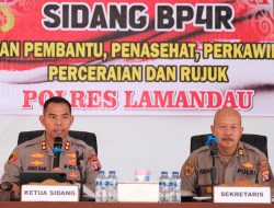 Kapolres Lamandau Pimpin Sidang BP4R Bagi Anggota Yang Akan Menikah