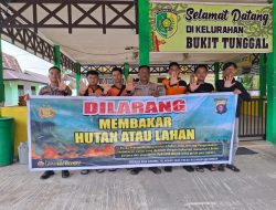 Siap Tanggulangi Karhutla, Satgas Operasi Bina Karuna Telabang 2025 Cek Peralatan Kebakaran di Posko BPBD Dan Sosialisasi Imbauan Kapolda Kalteng