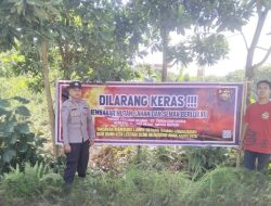 Satuan Binmas Sambang dan Sosialisasikan Larangan Pembakaran Hutan dan Lahan (Karhutla) Dalam Ops Bina Karuna Telabang 2025