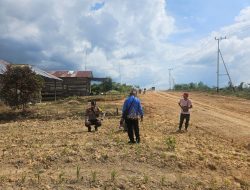 Dukung Ketahanan Pangan, Bhabinkamtibmas Polsek Sematu Jaya Silaturahmi ke masyarakat terkait Program Asta Cita Presiden RI