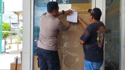 Antisipasi Karhutla, Satbinmas Polres Lamandau pemasangan maklumat Kapolda Larangan Pembakaran Hutan dan Lahan (Karhutla)