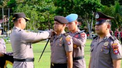 18 Personel Polres Lamandau Mendapatkan Kenaikan Pangkat
