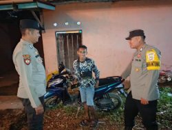 Piket Polsek lamandau melaksanakan Silaturahmi ke masyarakat