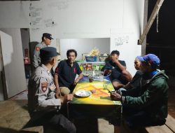 Piket Polsek Lamandau Sosialisasikan Penanggulangan Premanisme Berkedok Ormas