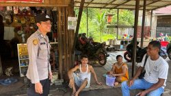 Piket Polsek Lamandau Sosialisasikan Penanggulangan Premanisme Berkedok Ormas