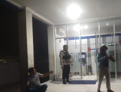 Piket Polsek Bulik Patroli malam hari ke Perbankan (ATM) diwilkum Polsek Bulik