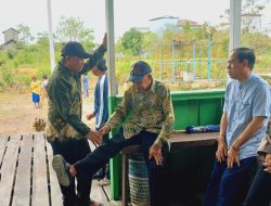 Bhabinkamtibmas Polsek Mendawai Melaksanakan Sambang Kamtibmas ke Rumah Warga Desa Perigi