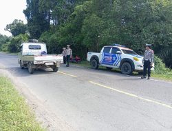 *Satlantas Polres Katingan cek dan kontrol rutin Objek Vital Tiap harinya.*