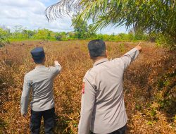 Siap Siaga Karhutla, Satbinmas Polresta Palangka Raya Lakukan Patroli Lahan di Kawasan Lingkar Luar