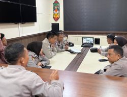 Perkuat Iman dan Ketakwaan, Polresta Palangka Raya Ikuti Binroh Online dari SSDM Polri