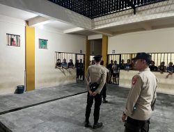 Polresta Palangka Raya Kerahkan Sattahti bersama Piket Fungsi Cek Kondisi Ruang Tahanan
