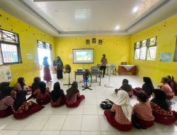 Bhabinkamtibmas Kelurahan Jingah Sampaikan Penyuluhan Anti-Bullying kepada Siswa Baru SMPN 9 Muara Teweh