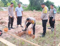 Kapolres Lamandau Pimpin Peletakan Batu Pertama Pembangunan SPPG