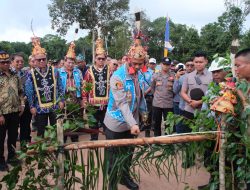 Kapolres Lamandau Hadiri Peresmian Jembatan PT. USTP